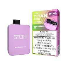 Stlth Titan Pro Disposable - White Grape Iced[Ontario Stamp]